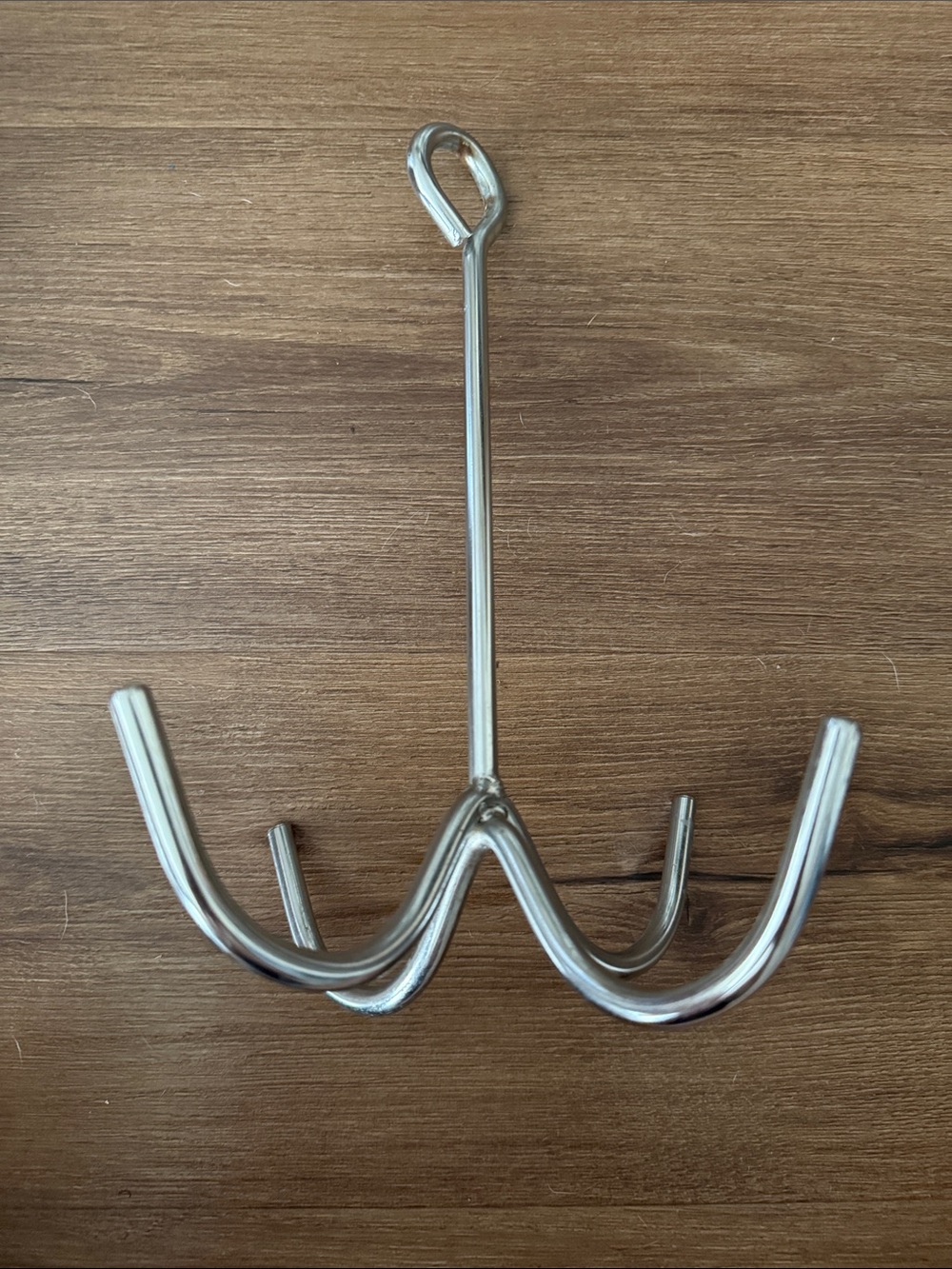 🐴 4-prong chrome tack hook 🐴